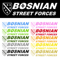 Bosnian Street Forces Sticker (Farbig)