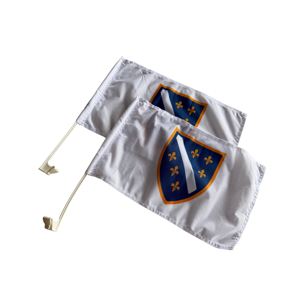 Fensterflagge Bosnien 1992 (2er Pack)