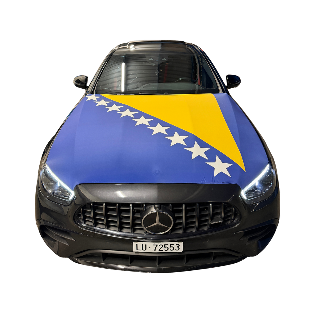 Motorhaubenflagge Bosnien