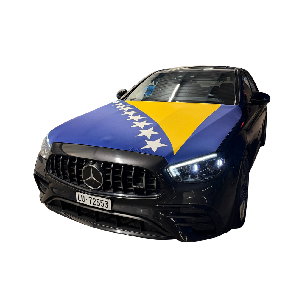 Motorhaubenflagge Bosnien